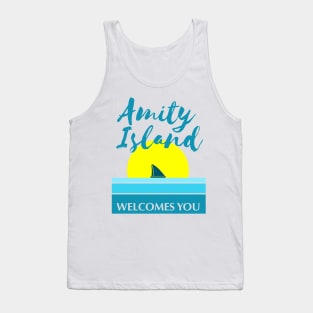 Amity Island Welcomes You Tank Top